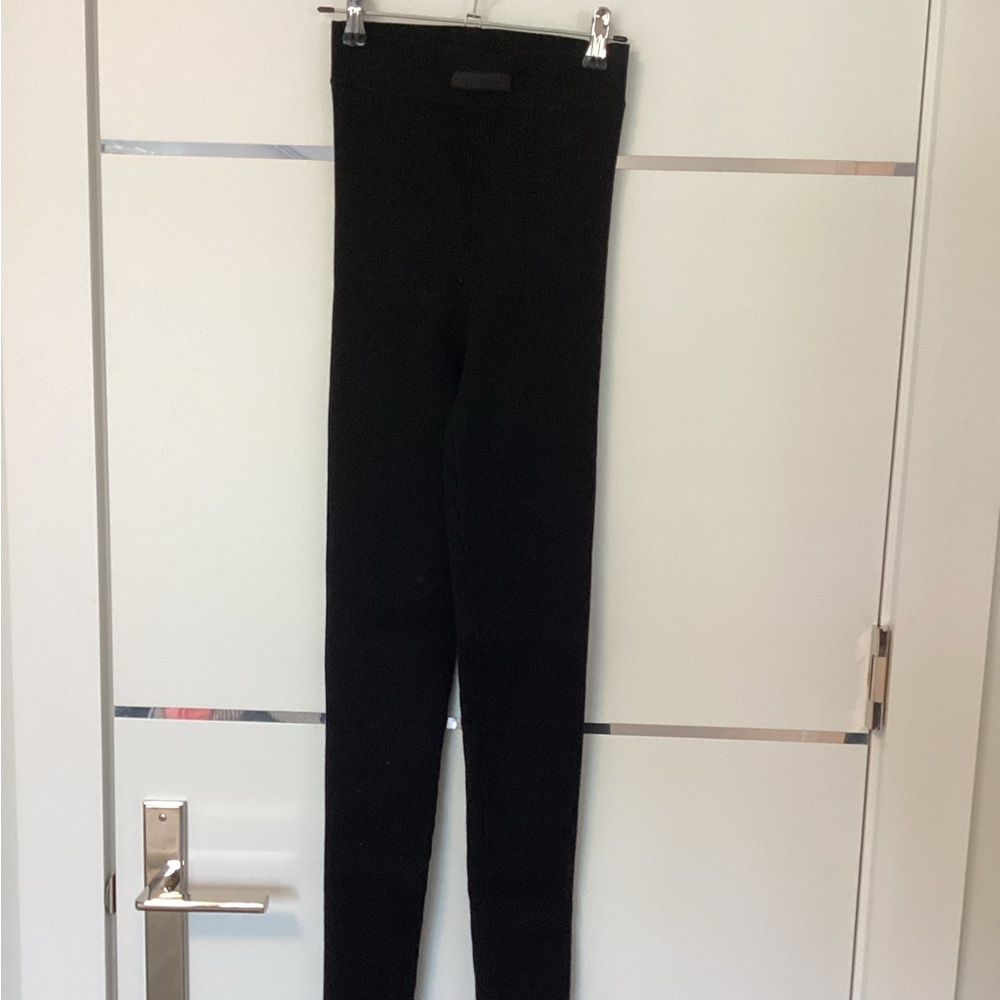 Essentials Black High-Waisted Leggings